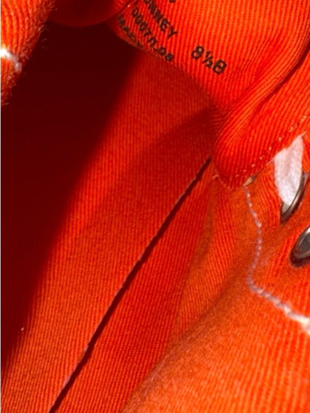 Coach woman White Multicolor coach Logo High-Top Sneakers with Orange Trim - Picture 6 of 6